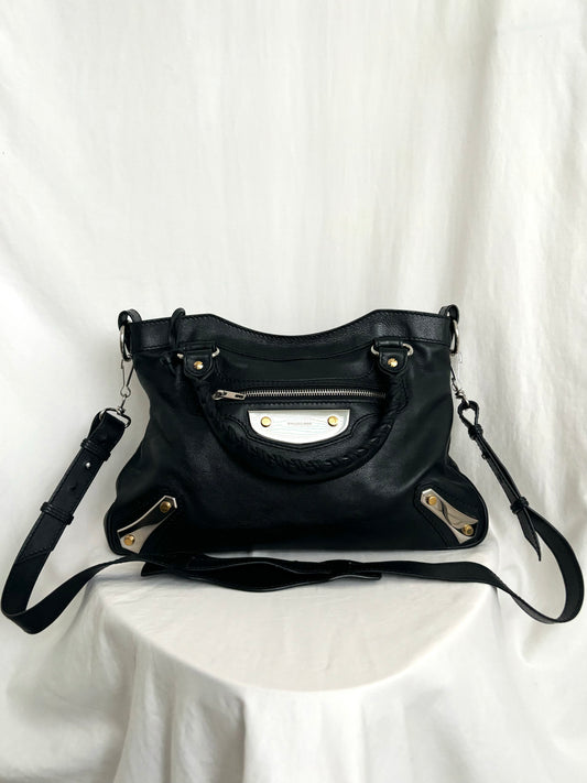 BALENCIAGA Motorcycle Town Bag