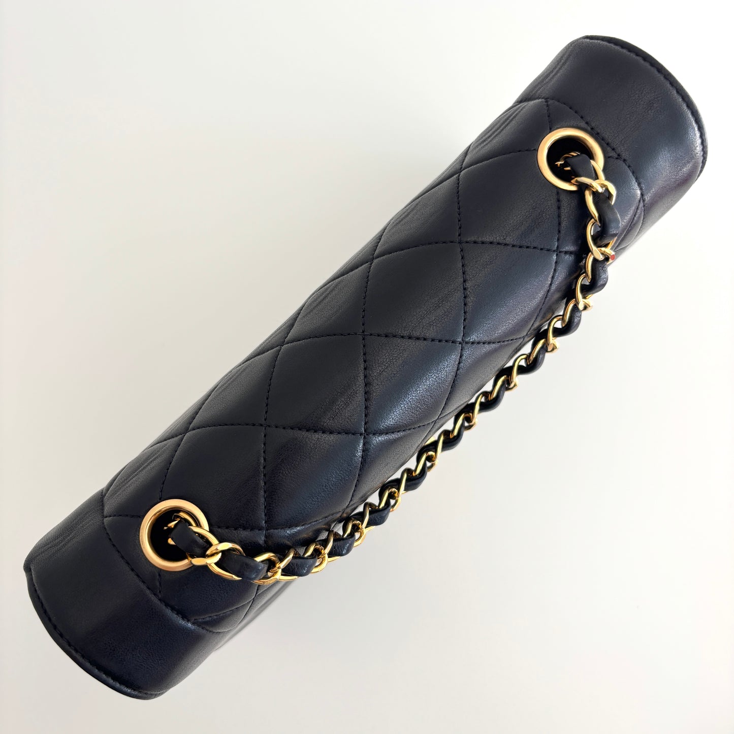 CHANEL Lambskin Diana Medium Black