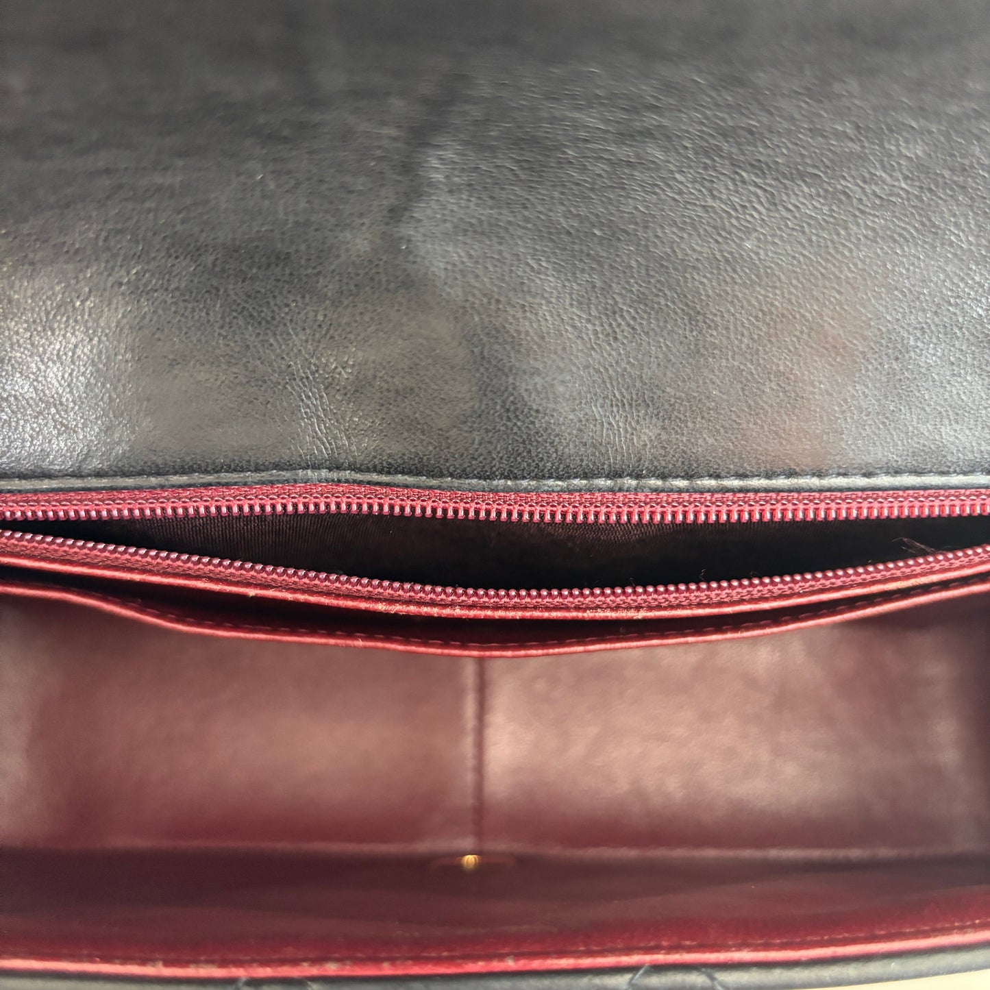 CHANEL Lambskin Diana Medium Black