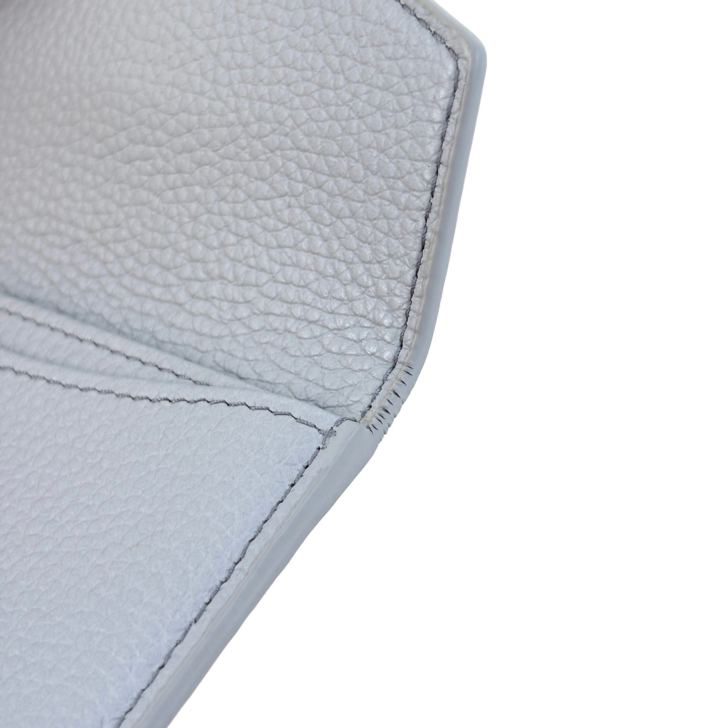 MIU MIU Leather Card Holder Blue
