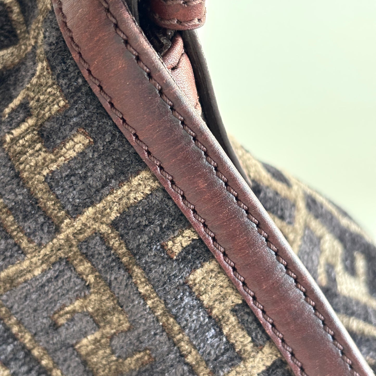 FENDI Zucca Velvet Mamma Baguette
