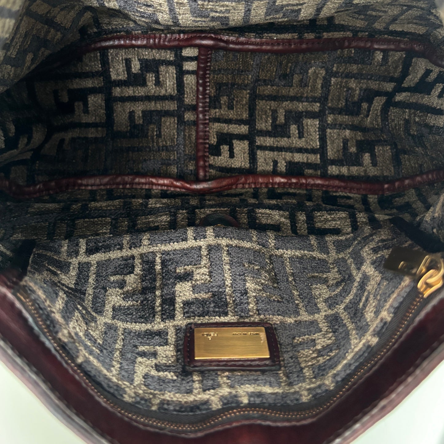 FENDI Zucca Velvet Mamma Baguette