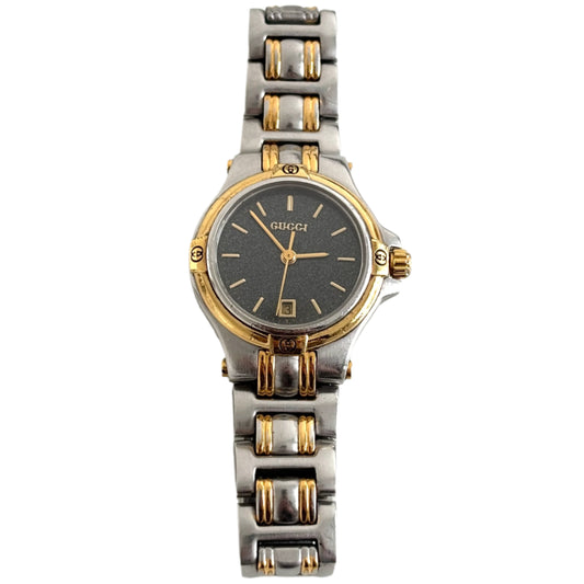 GUCCI 9040L Steel Watch Two-tone