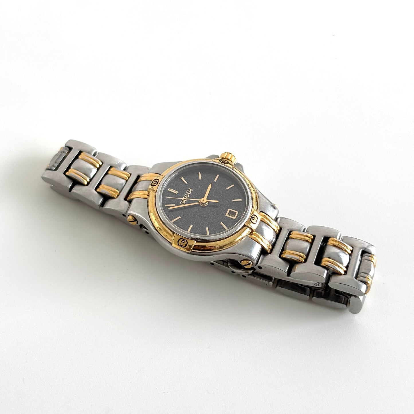 GUCCI 9040L Steel Watch Two-tone