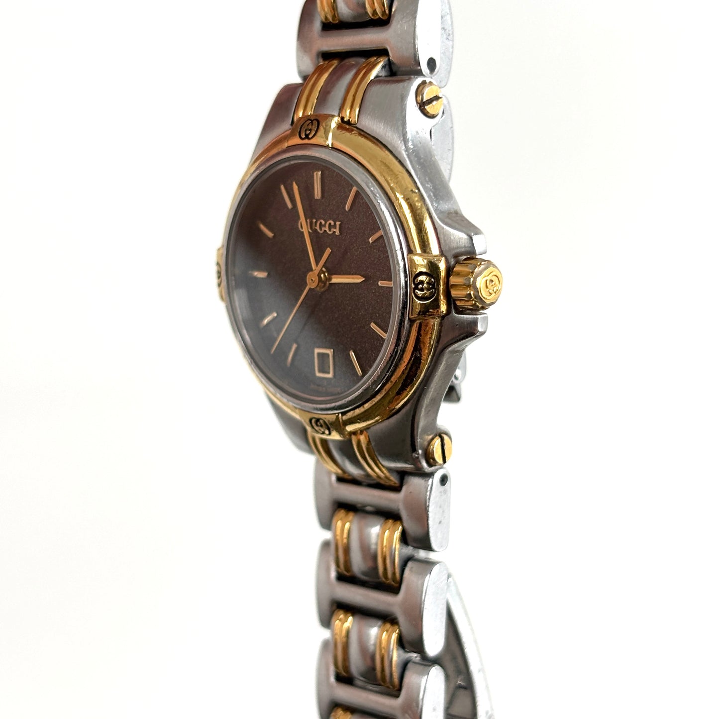 GUCCI 9040L Steel Watch Two-tone