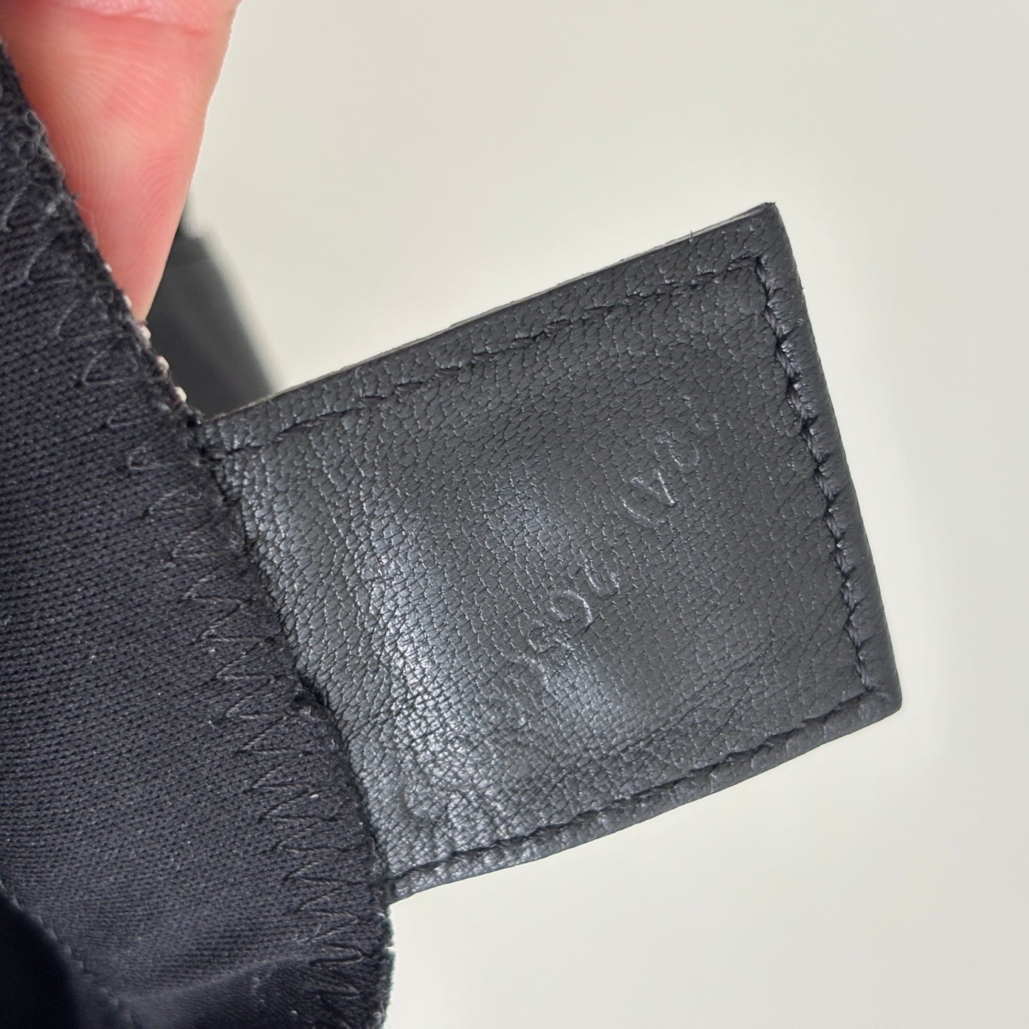FENDI Neoprene Baguette Black