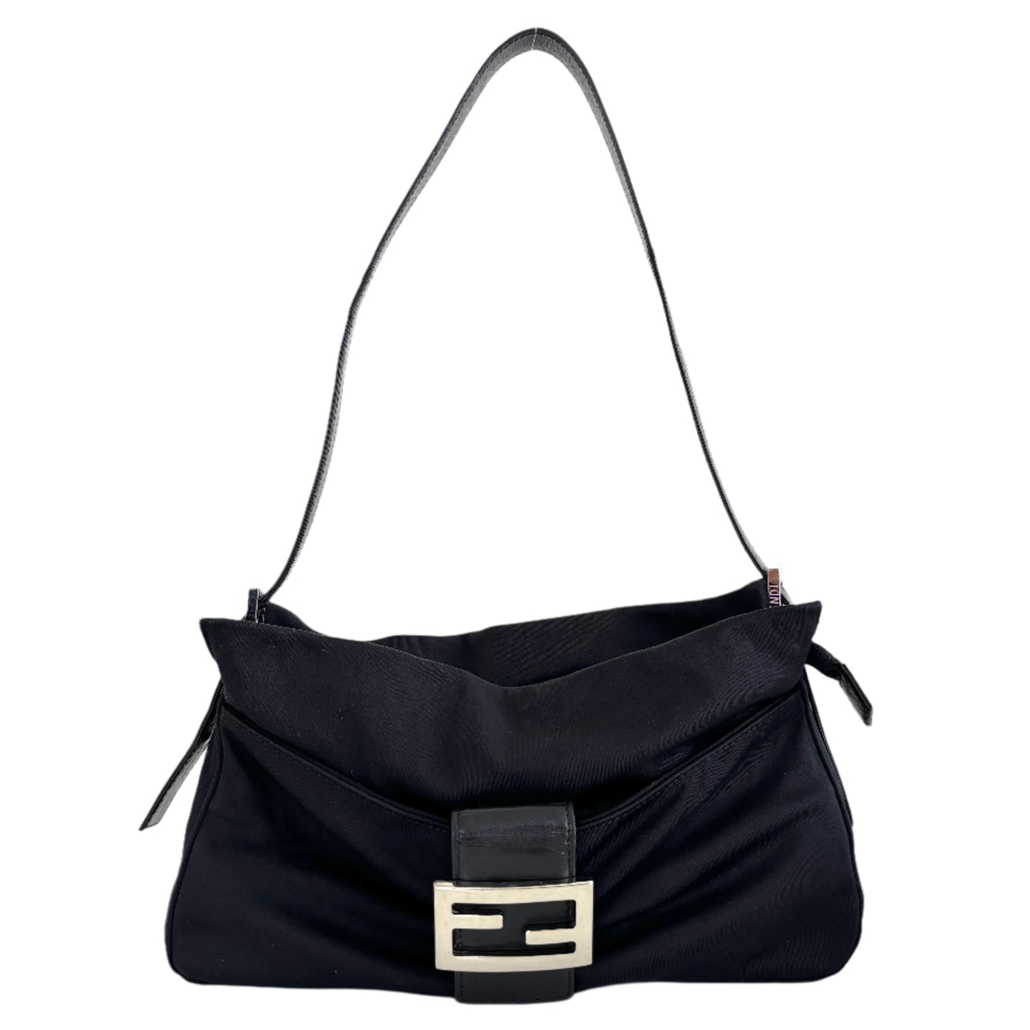 FENDI Neoprene Baguette Black