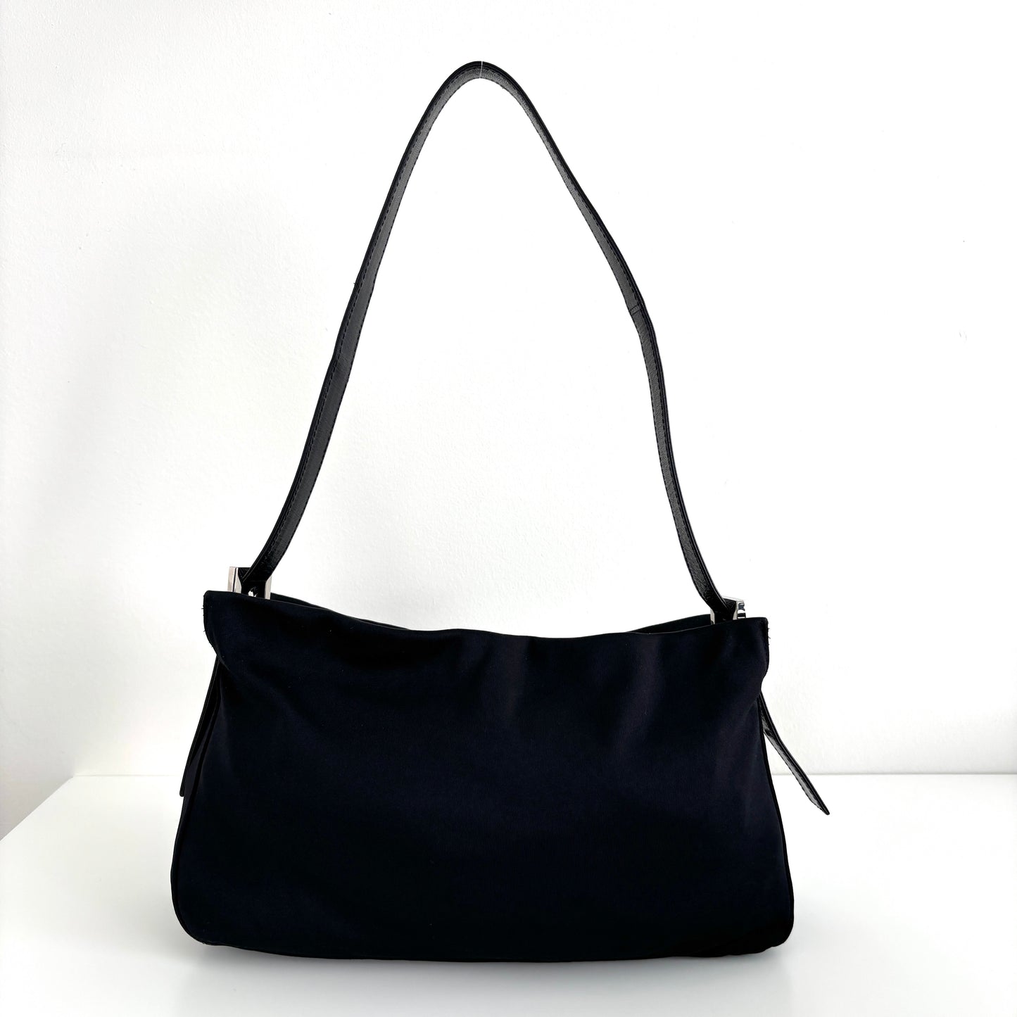 FENDI Neoprene Baguette Black