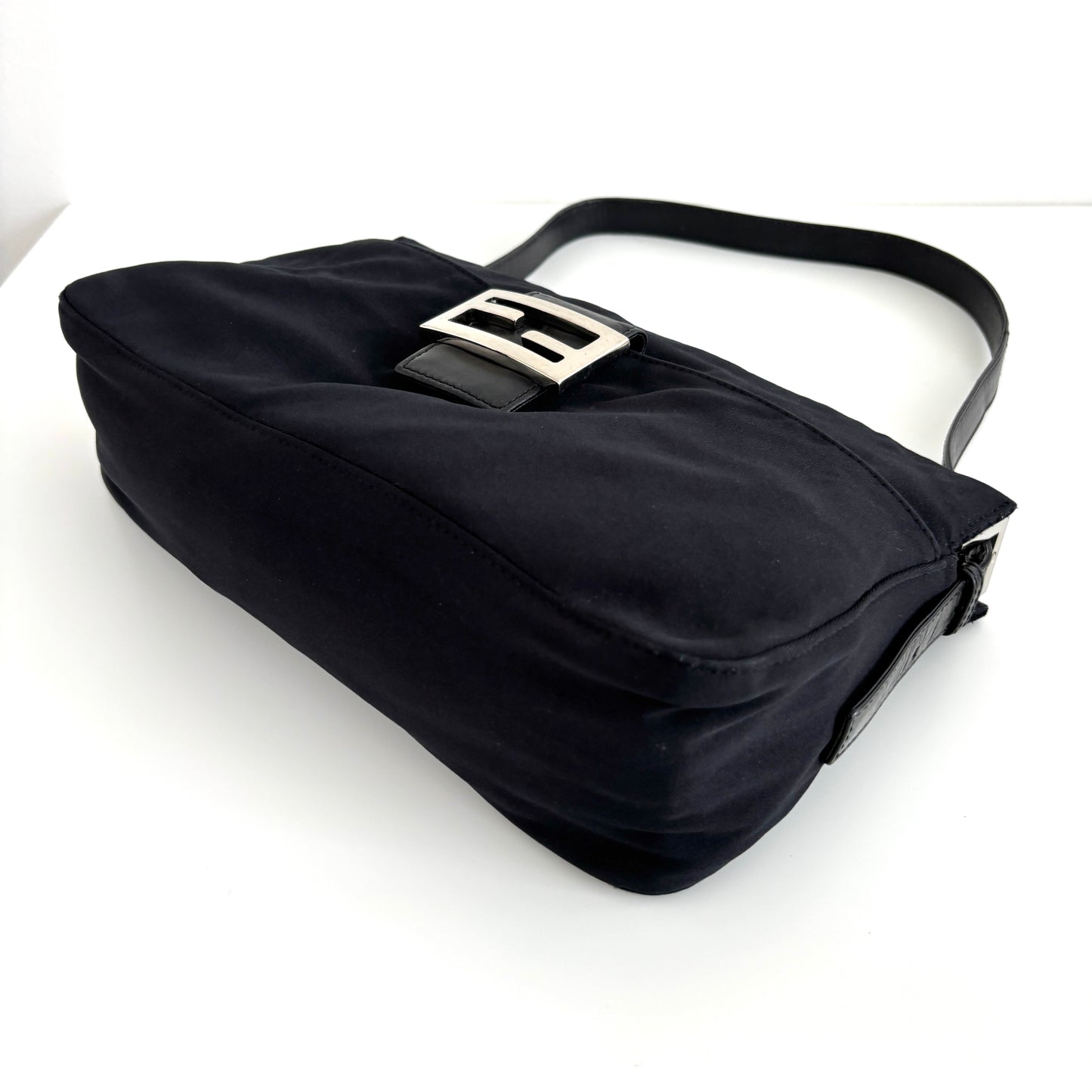 FENDI Neoprene Baguette Black