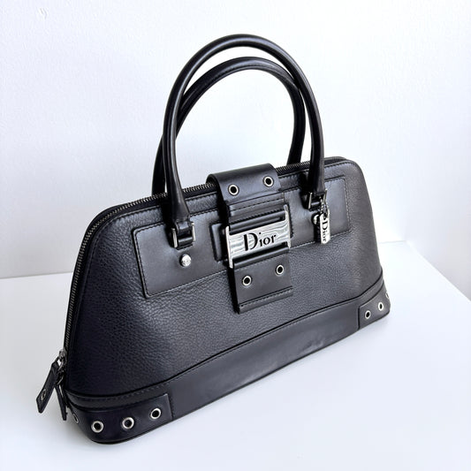 DIOR Leather Street Chic Uptown Black