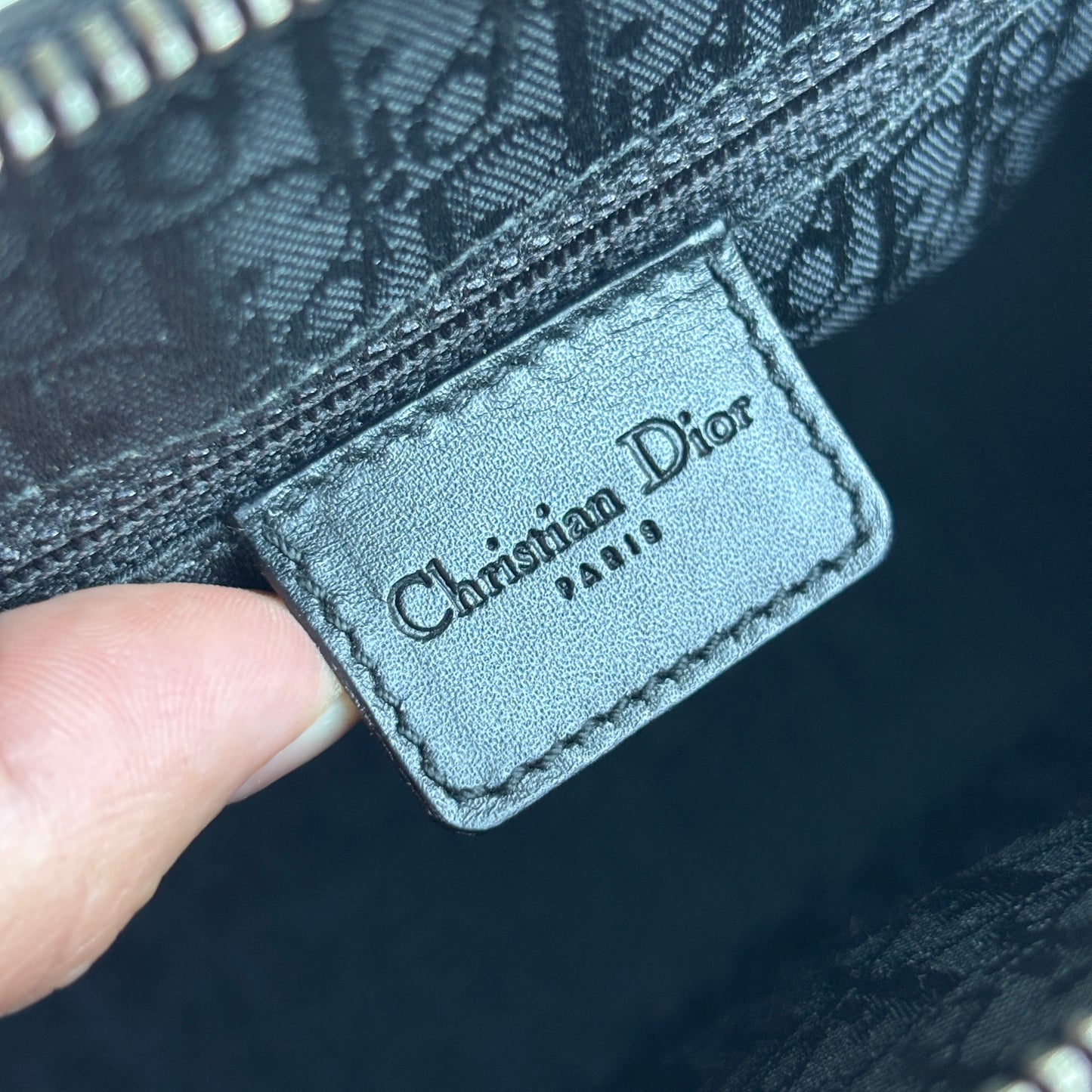 DIOR Leather Street Chic Uptown Black