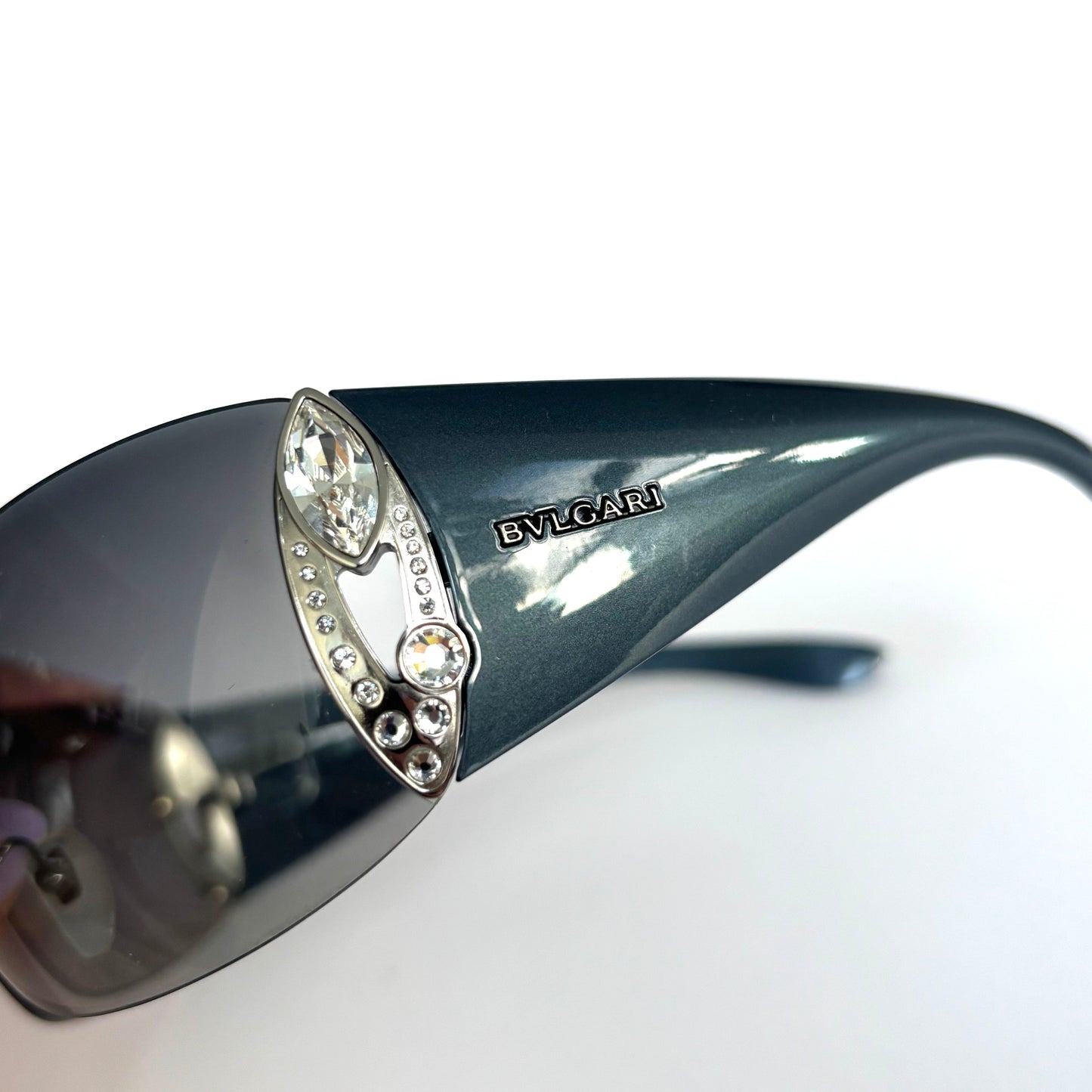 BULGARI Crystal Shield Sunglasses