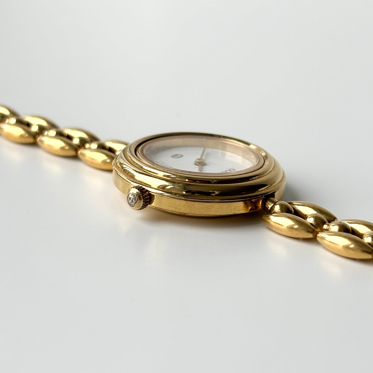 GUCCI Change Bezel Watch Rice Link + 5 Bezels (Rare)