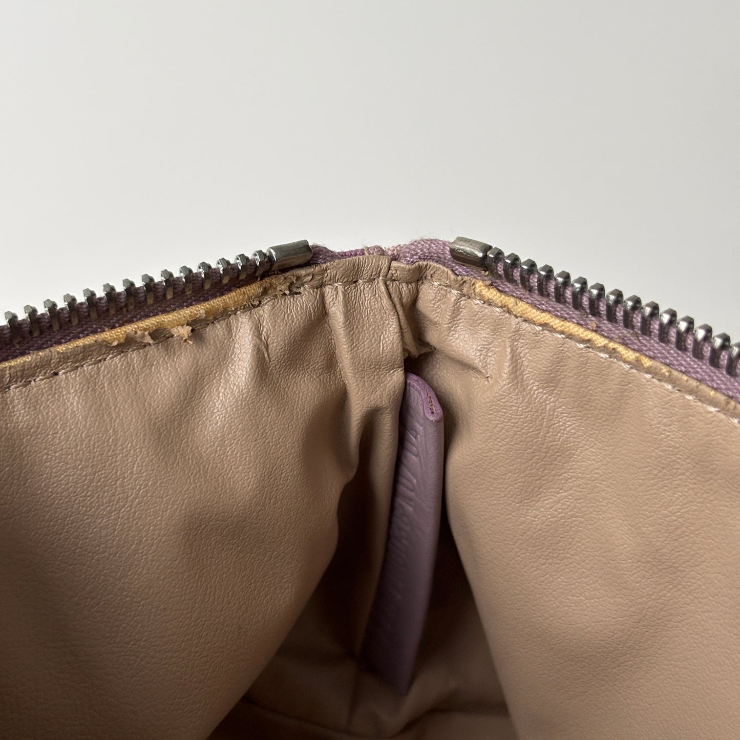 FENDI Zucchino Monogram Canvas Pouch Pink