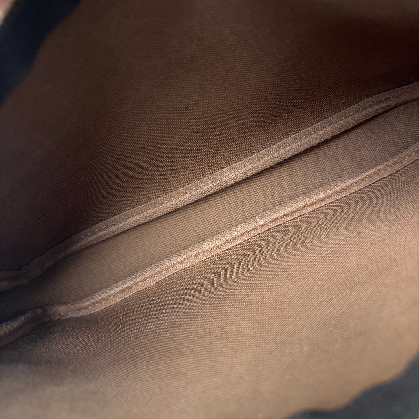 LOUIS VUITTON Monogram Canvas Pochette Accessoires Brown