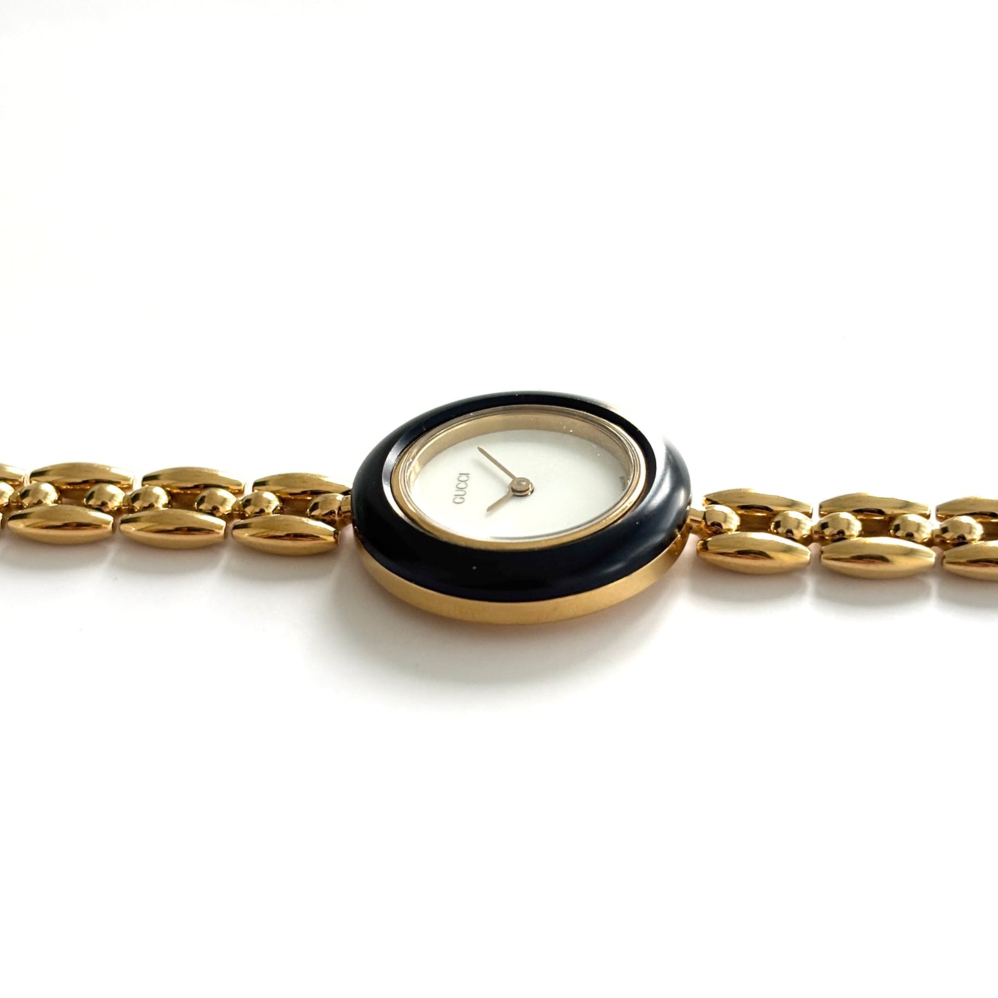 GUCCI Change Bezel Watch Rice Link + 4 Bezels