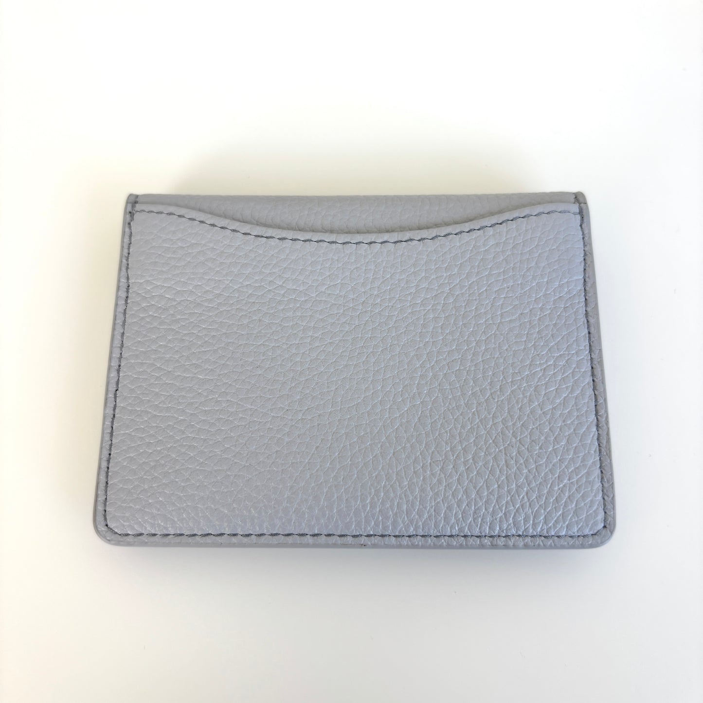 MIU MIU Leather Card Holder Blue