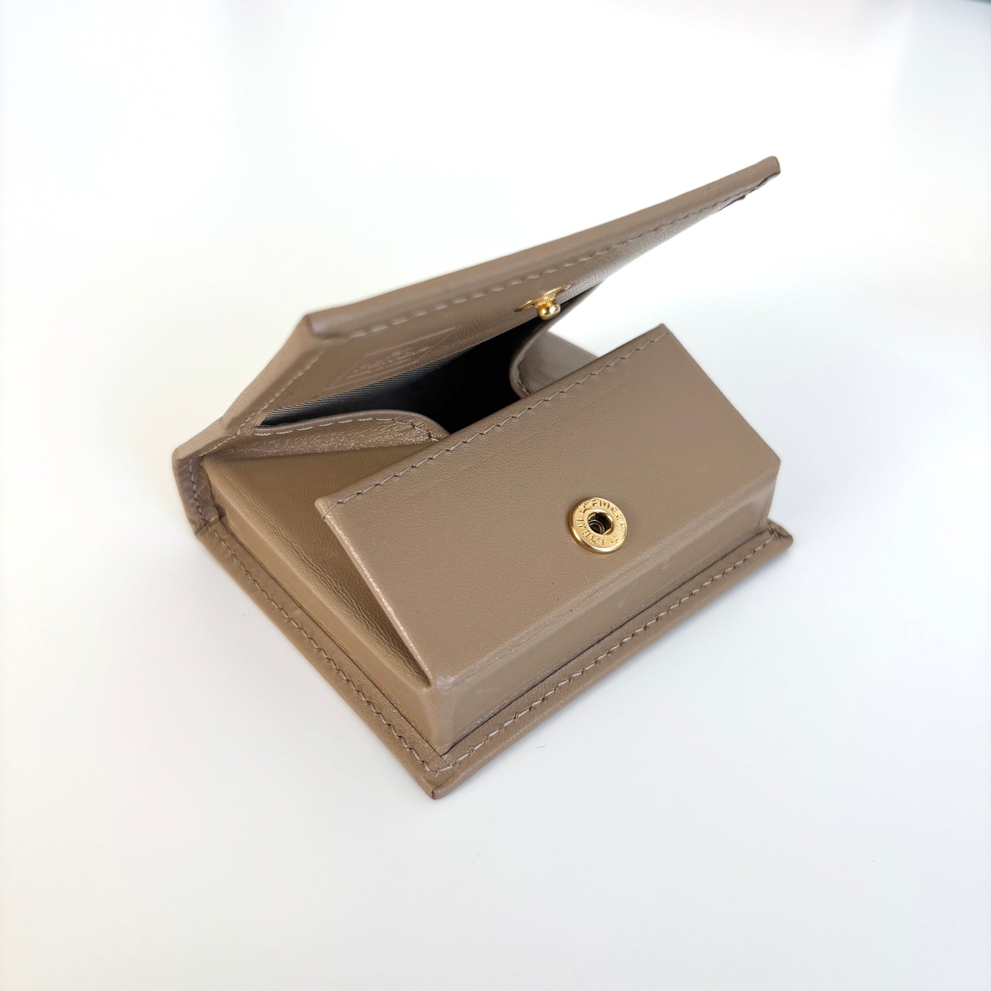 FENDI Zucchino Canvas Coin Purse Aqua
