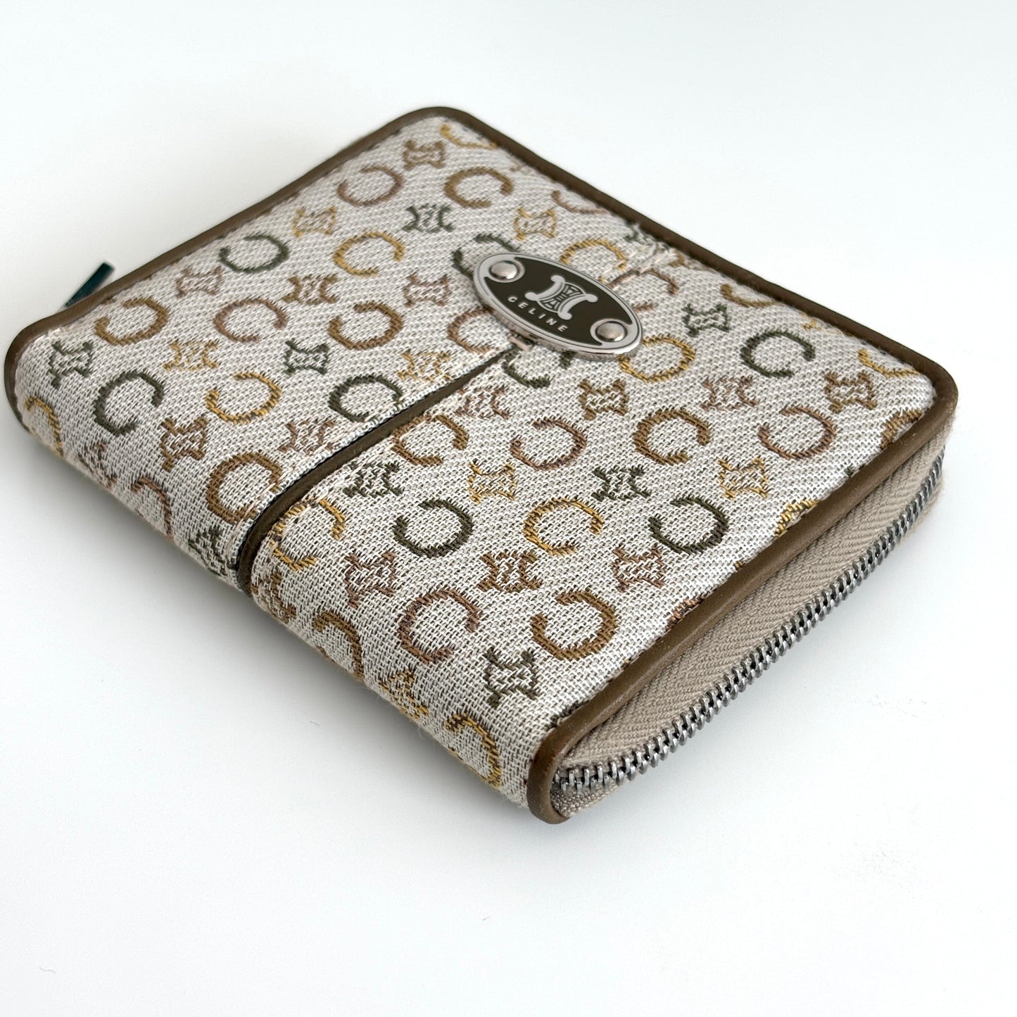 CELINE Triomphe Monogram Canvas Wallet