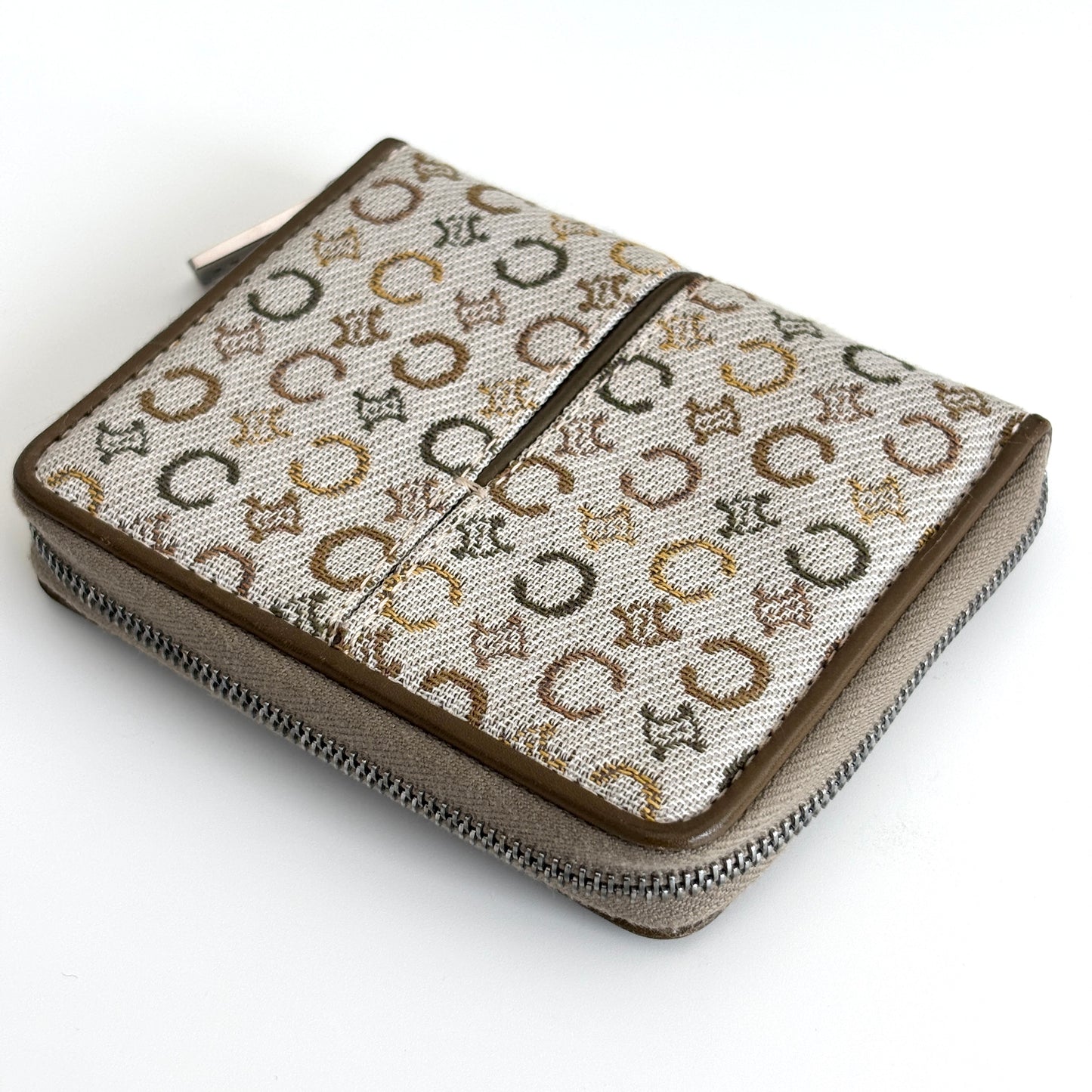 CELINE Triomphe Monogram Canvas Wallet