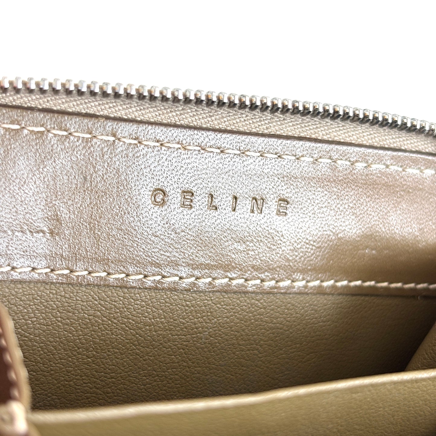 CELINE Triomphe Monogram Canvas Wallet