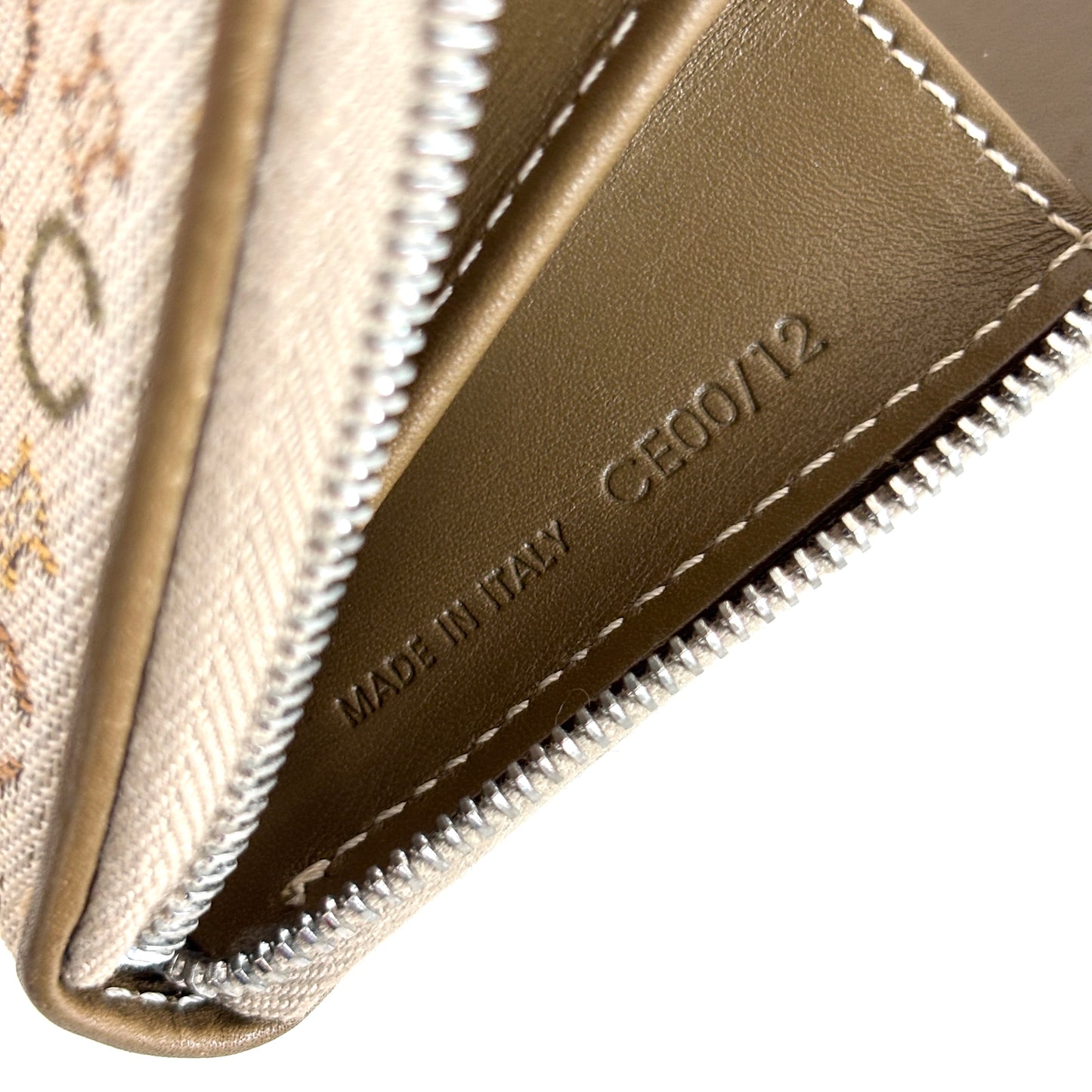 CELINE Triomphe Monogram Canvas Wallet