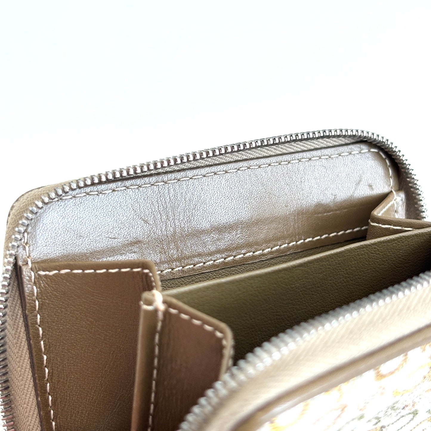 CELINE Triomphe Monogram Canvas Wallet