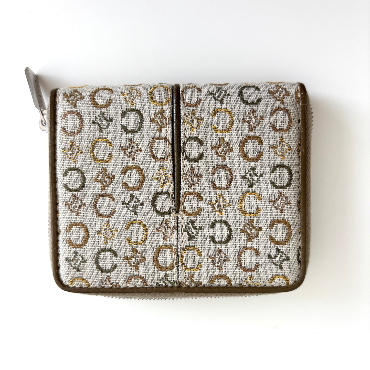 CELINE Triomphe Monogram Canvas Wallet