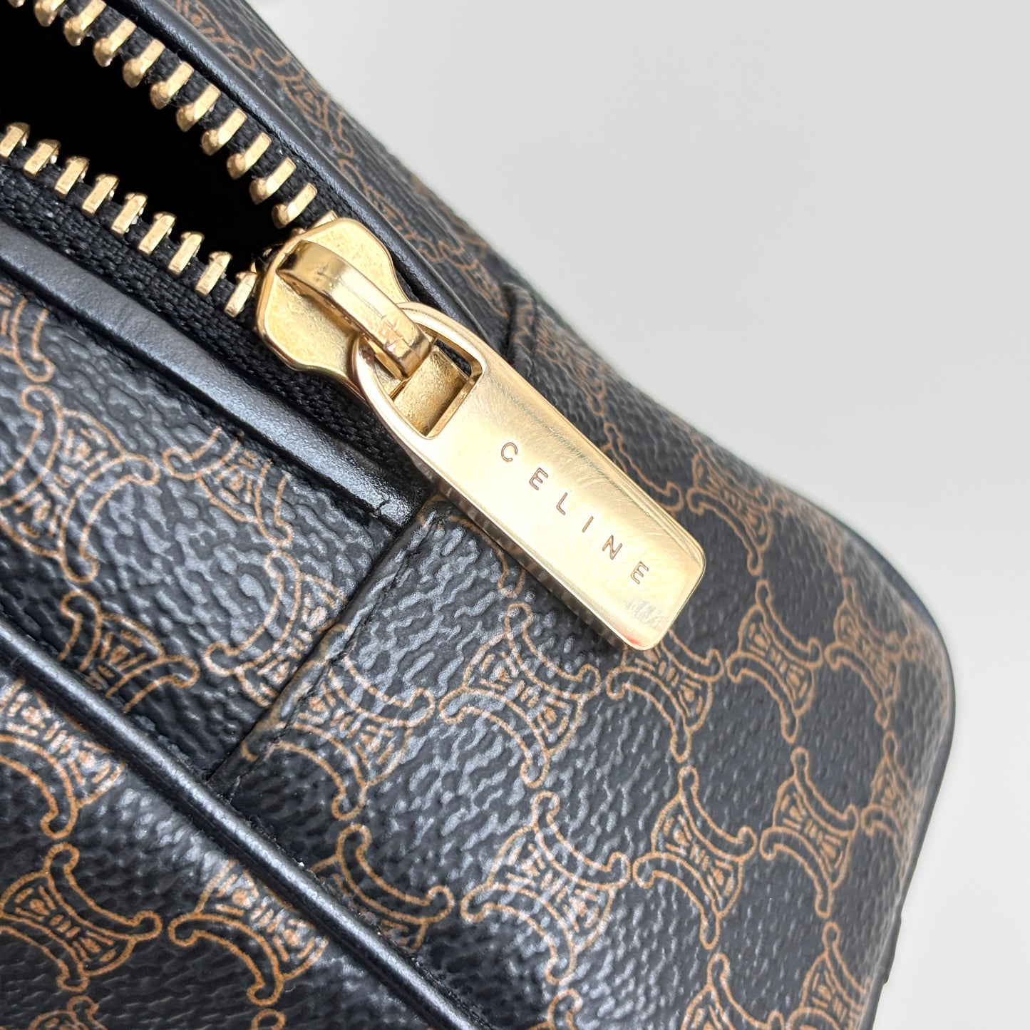 CELINE Macadam Canvas Pouch