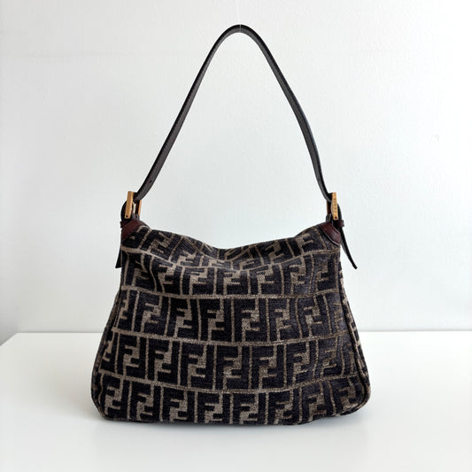 FENDI Zucca Velvet Mamma Baguette