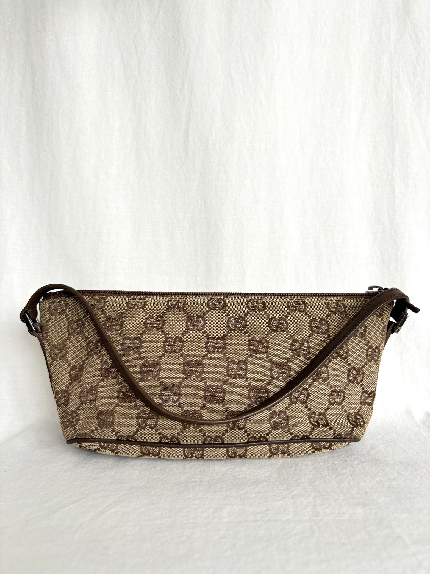 GUCCI Monogram Boat Pochette