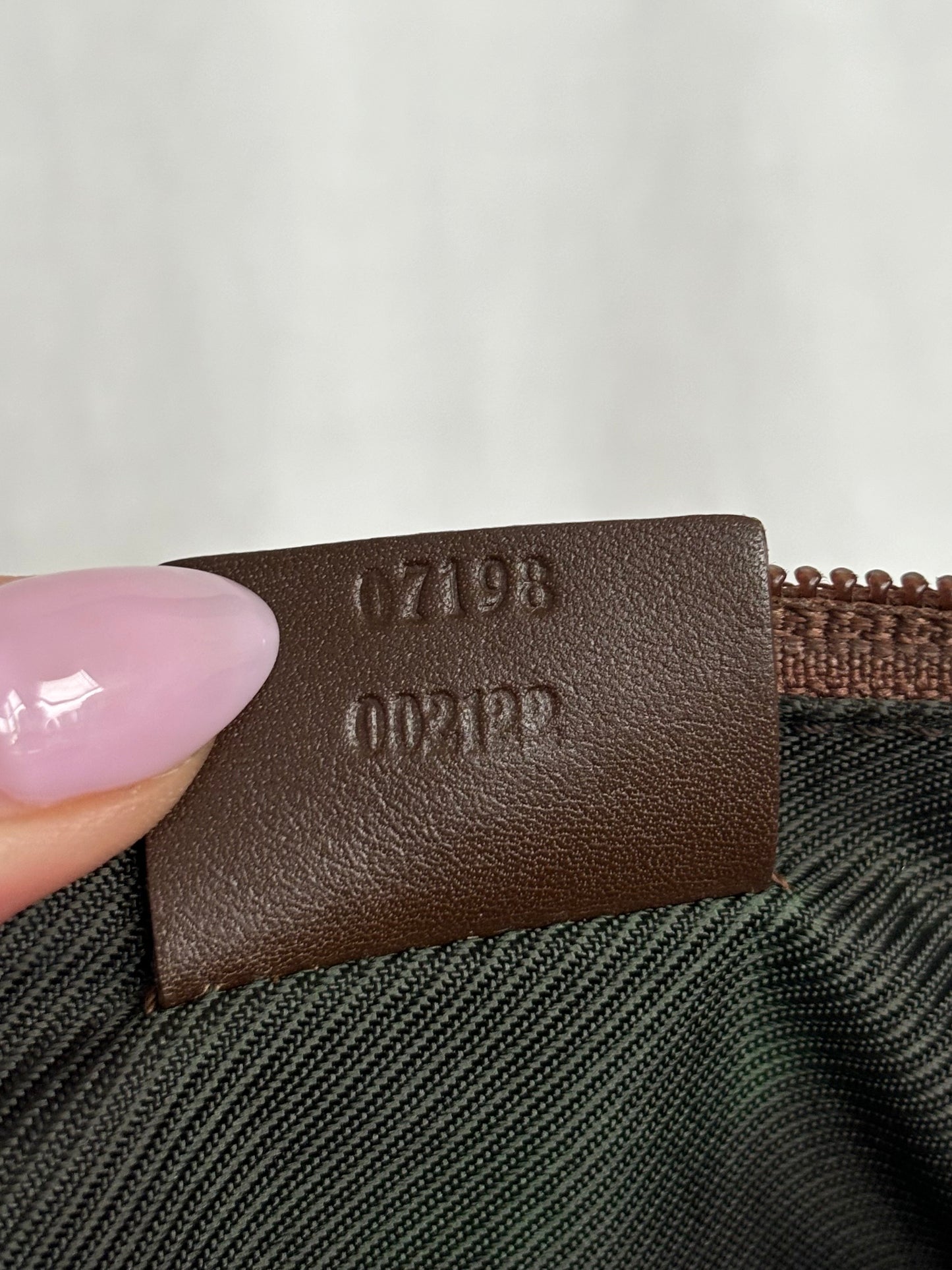 GUCCI Monogram Boat Pochette