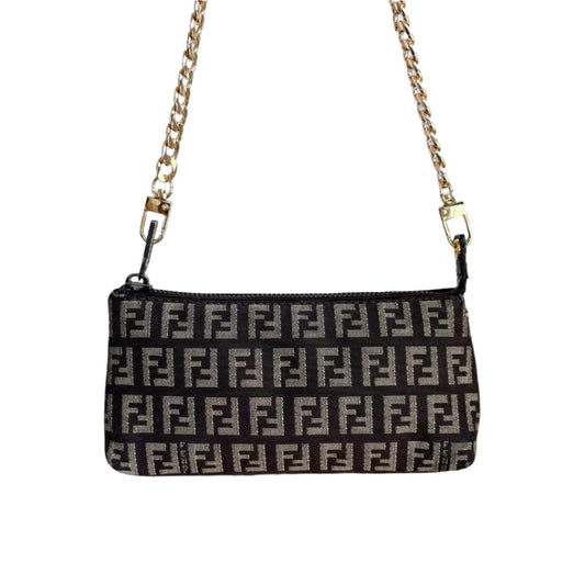 FENDI Zucchino Pouch with Chain
