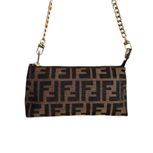 FENDI Zucca Pouch with Chain