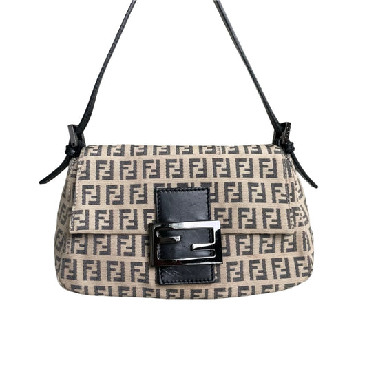 FENDI Zucchino Mini Baguette Bag
