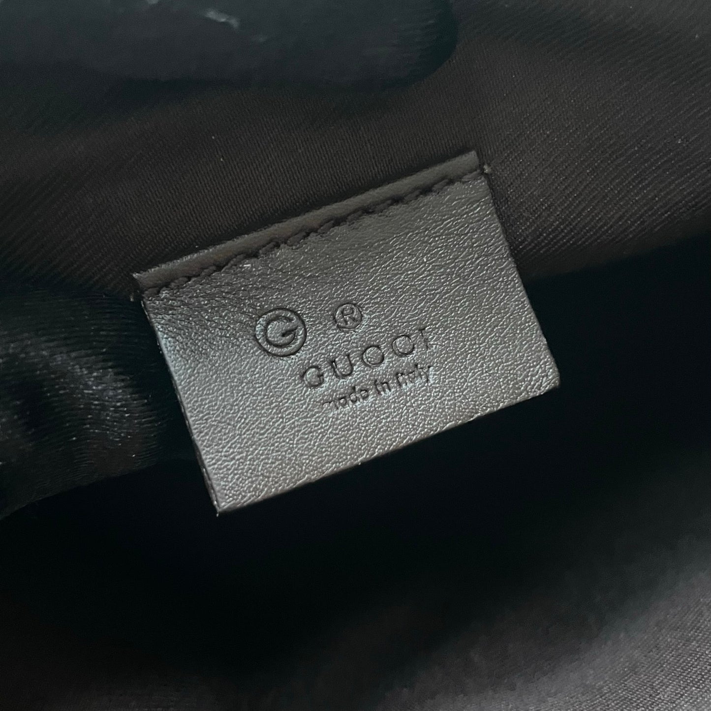 GUCCI Monogram Pouch with Chain