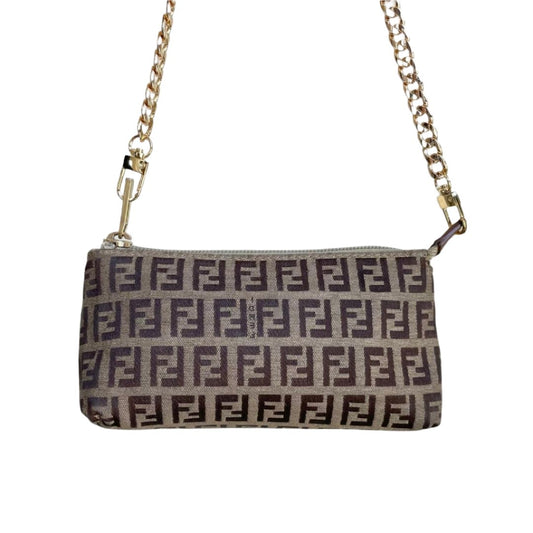 FENDI Zucchino Pouch with Chain