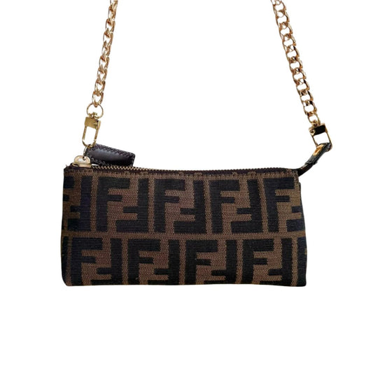 FENDI Zucca Pouch with Chain
