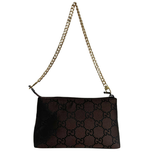 GUCCI Monogram Pouch with Chain