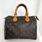 LOUIS VUITTON Monogram Speedy 25