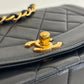CHANEL Lambskin Diana Medium Black