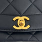 CHANEL Lambskin Diana Medium Black