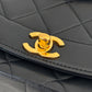 CHANEL Lambskin Diana Medium Black