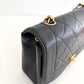 CHANEL Lambskin Diana Medium Black