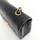 CHANEL Lambskin Diana Medium Black