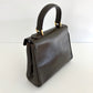 FENDI Leather Janus Mini Olive Green