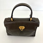 FENDI Leather Janus Mini Olive Green