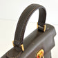 FENDI Leather Janus Mini Olive Green