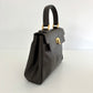 FENDI Leather Janus Mini Olive Green