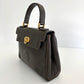 FENDI Leather Janus Mini Olive Green